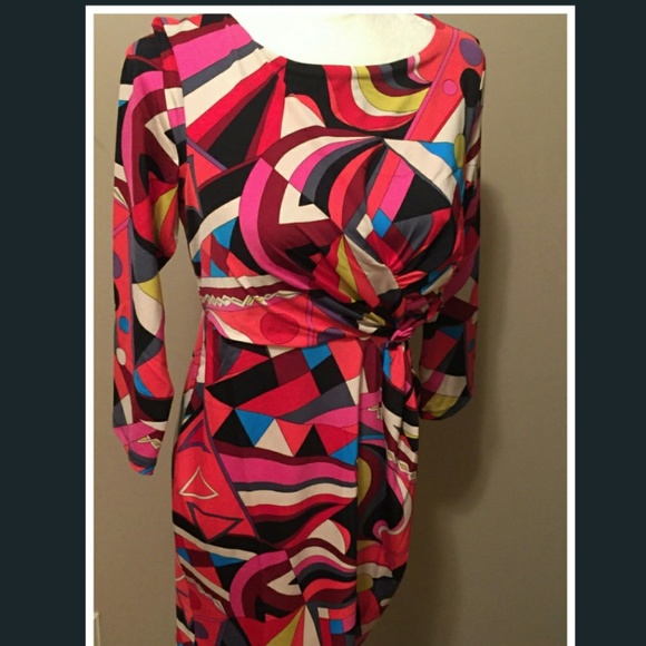 HPπ Tracy Negoshian Marylin Wrap Dress - Picture 2 of 7